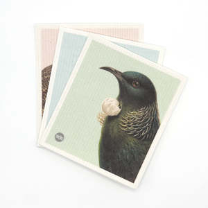 Birds of NZ Swedish Dish Cloth