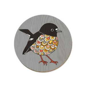 Folksy Coaster Sir Ngirungiru Tomtit