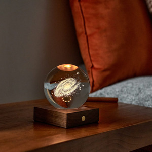 Gingko Galaxy Amber Crystal Light