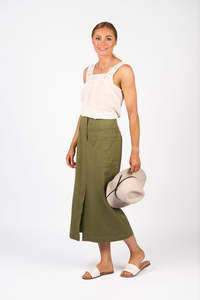Knewe Bay Skirt-Olive