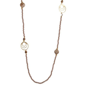 Gifts For Her: Leyla Bead & Stone Necklace