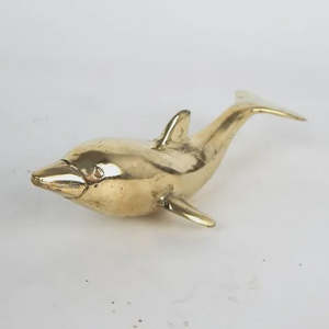 Living: Brass Dolphin