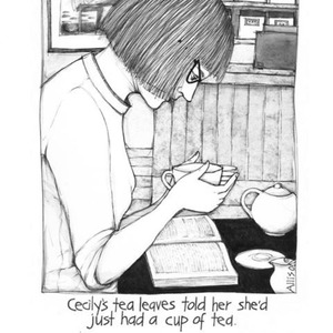Living: Cecily Tea Towel Reading the Leaves