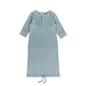 Woolbabe Henley Gown-Tidemarl