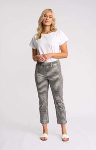 Vassalli Tint Pull On-Black Gingham
