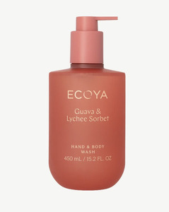 Ecoya Guava and Lychee Sorbet Hand and Body Wash 450 ml