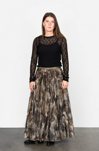 Womens Clothing: Antler Storm Skirt-Espresso