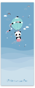 Kids Yoga Mat: Cute Sky Panda Kids Yoga Mat