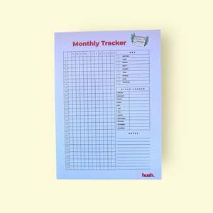 Monthly tracker - pink