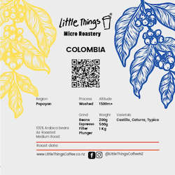 Coffee Beans: Colombia Popayan Reserve