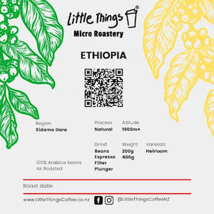 Coffee Beans: Ethiopia Sidamo Dara