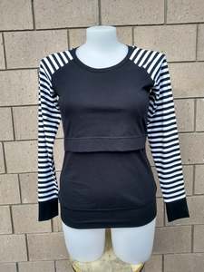 Womans Ready To Post Clothes: Size 12 Woman's Nursing Raglan Top