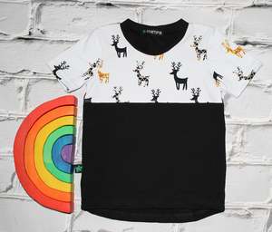 Kids Hoodies Sweatshirts Tees: SALE Kids Tee Sz 2 Reindeer