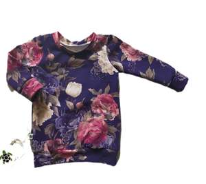 Kids Hoodies Sweatshirts Tees: Grow With Me Floral Tunic * Sz M 3-12m
