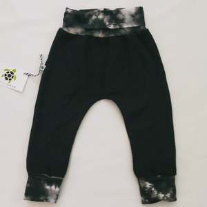 Grow With Me Large Size 1 3 Years: Grow With Me Harems *Black Tie Dye* Size L *1-3 years