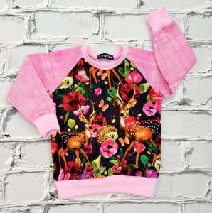 Sz 18/24M : Woodland Deer Top **RTS