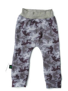 Little Turtle Kids: SALE Size 1 Grey Camo Harem Pants