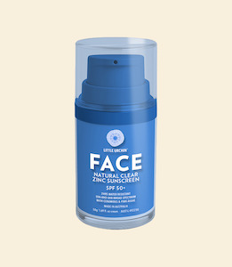 Natural Summer Essential: NATURAL FACE CLEAR ZINC SUNSCREEN SPF 50+, 50G