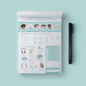 Awesome Inc: Emotional Warriors Feelings Notepad