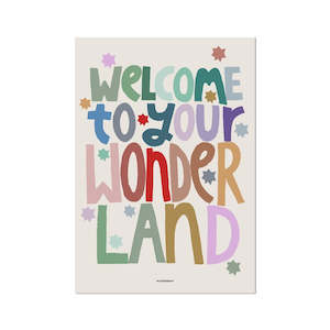 Wonder Rah: Welcome to Your Wonderland Print A3