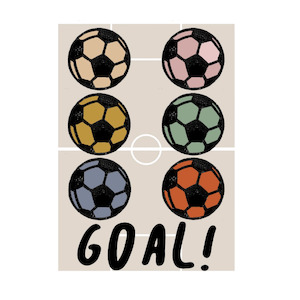 GOAL! Multi Children's Poster 50x70cm