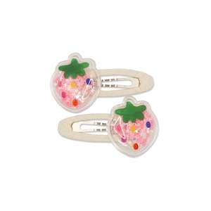 Minista: Milk x Soda Hair Clip | Sparkly Fruit Strawberry