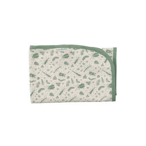 Winter: Woolbabe Merino/Organic Cotton Swaddle/Blanket | BUGS Sage