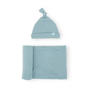 Little Unicorn: Little Unicorn Stretch Knit Hat & Swaddle Set | Harbour