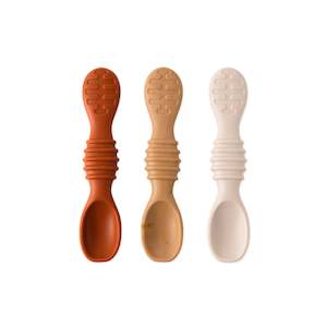 Bumkins: Bumkins Silicone Dipping Spoon 3pk | Rocky Road