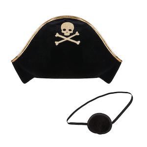 Pirates Arghhh: Pirate Dress-Up Set Black