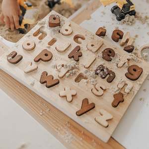 Natural Lowercase Letter Puzzle
