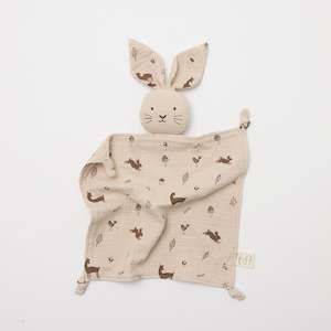 Organic Lovey Muslin | Bunny Woodlands
