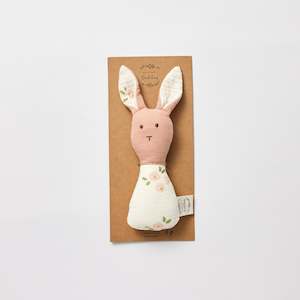 Over The Dandelions: Muslin Rattle | Bunny Daisy