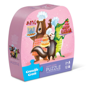 Crocodile Creek Jigsaw | 12pc Mini Puzzle | Sweet Treats
