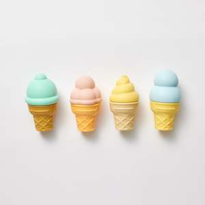 Over The Dandelions: Silicone Bath Toy Ice Creams