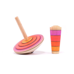 Mader My First Spinning Top with Starter | Rasberry