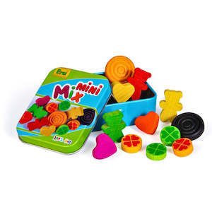 Erzi Germany: Erzi Wooden Mini Mix Candies in a Tin