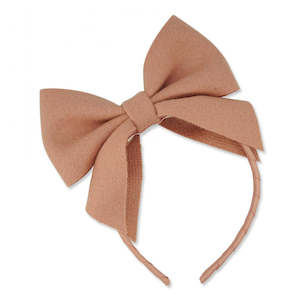 Minista: Milk x Soda Headband | Annalise Bow Peach