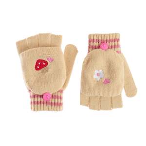 Winter: Alpine Fairisle Knitted Gloves 3-6 Years