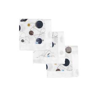 Little Unicorn Muslin Security Blanket 3pk | Planetary