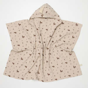 Hooded Towel with Tassel - Woodland