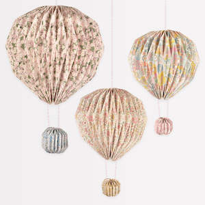 Meri Meri x Liberty Origami Balloon Decorations