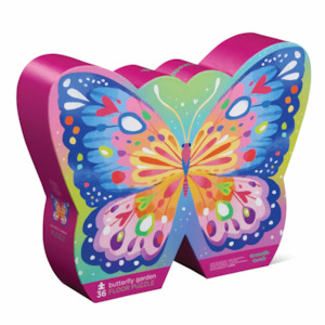 Crocodile Creek Jigsaw | 36pc Floor Puzzle | Butterfly Garden