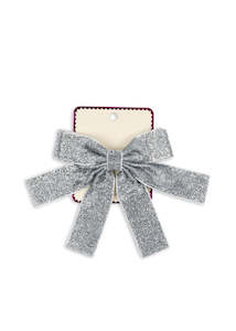 Konges Sløjd Hair Clip Glitter Velvet Double Bow