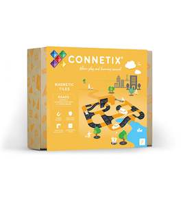 Connetix Tiles: Connetix | Roads Ramps & Intersections 16 pc