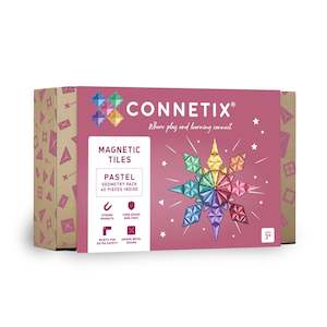 Connetix Tiles: Connetix PASTEL | 40 Piece GEOMETRY Pack