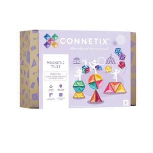 Connetix Tiles: Connetix PASTEL | 48 Piece SHAPE Expansion Pack