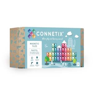 Connetix Tiles: Connetix PASTEL | 24 Piece RECTANGLE Pack