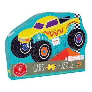 Floss Rock: Cars - Shaped Jigsaw | Monster Truck 20Pc