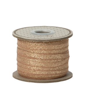 Maileg Ribbon | Rose Gold 25m | 6mm width